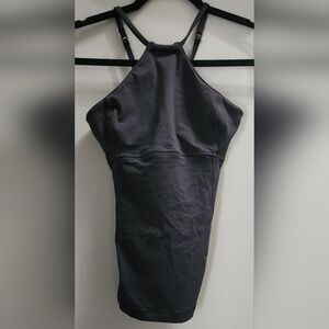 Lululemon Size 6 Black Halter Top
